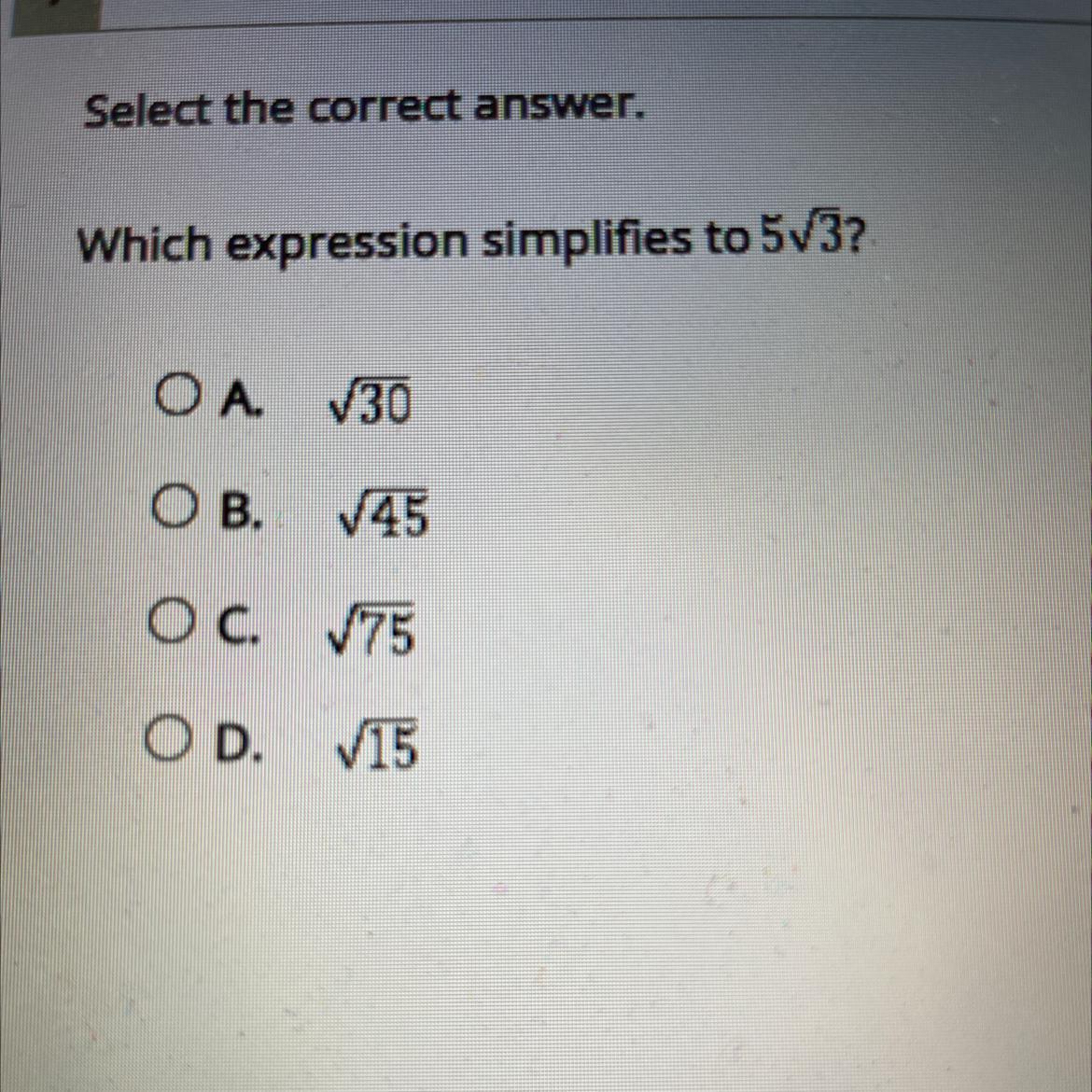 Which Expression Simplifies To 5v3?