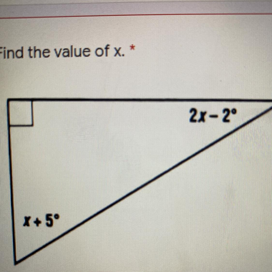 Find The Value Of X. *Please Help Im Really Confused 