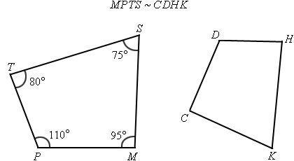 What Is The Measure Of Angle D? A. 75 B. 80 C. 95 D. 110