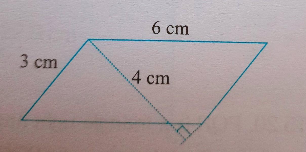 Find The Area Of The Parallelogram 