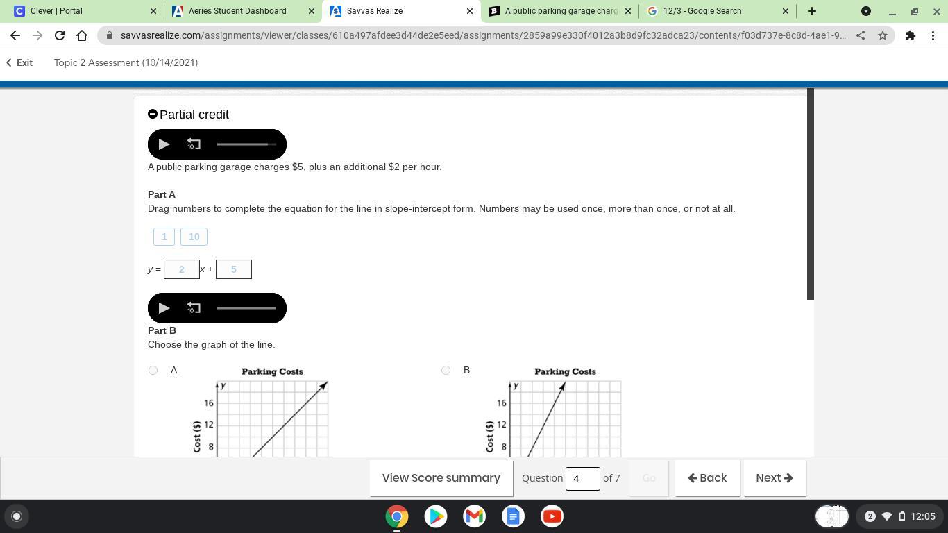 PLEASE HELP!!!!!i Know My Equation Is Y=2x+5what Graph Is It?