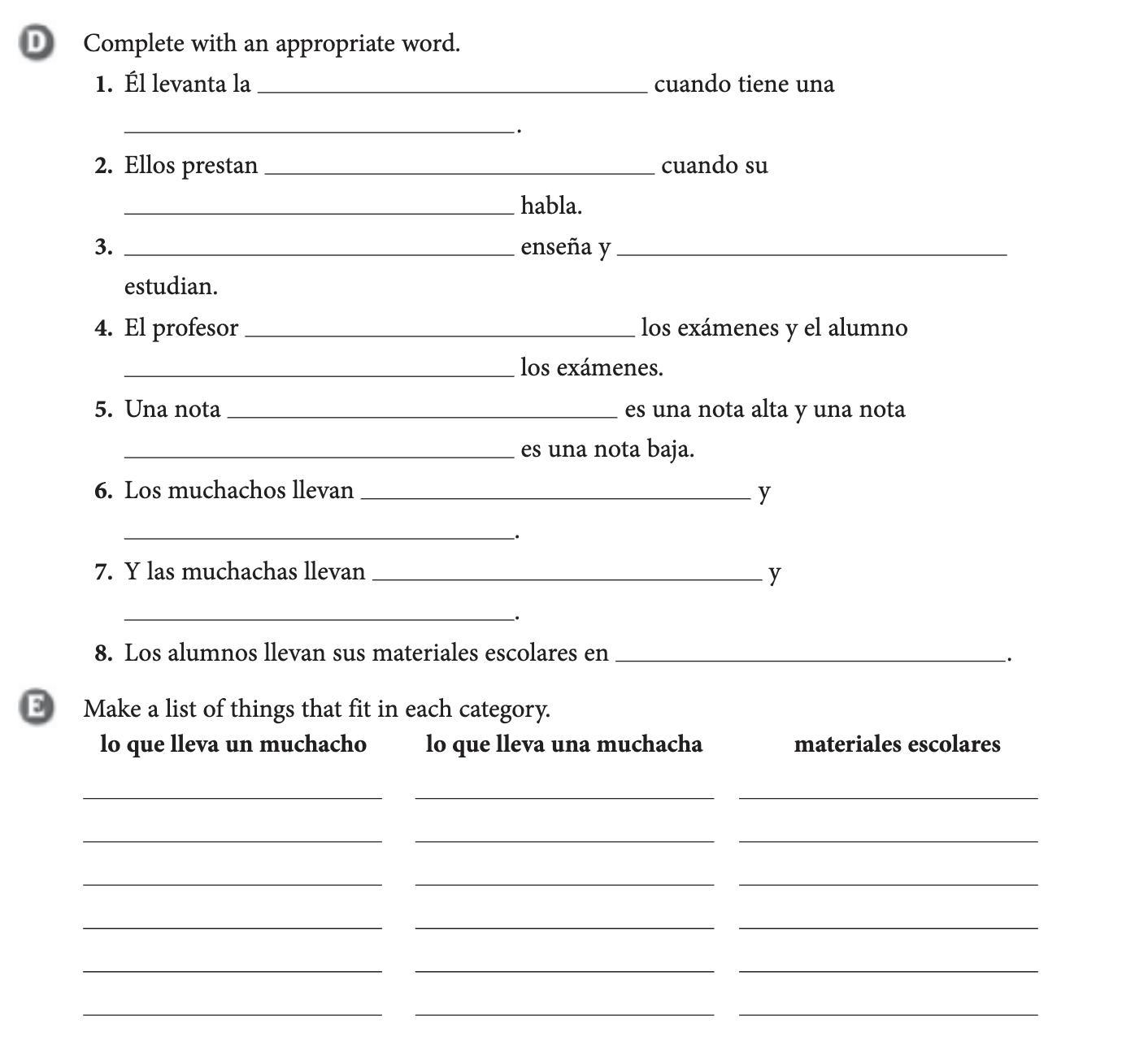 Please Help Me With Spanish