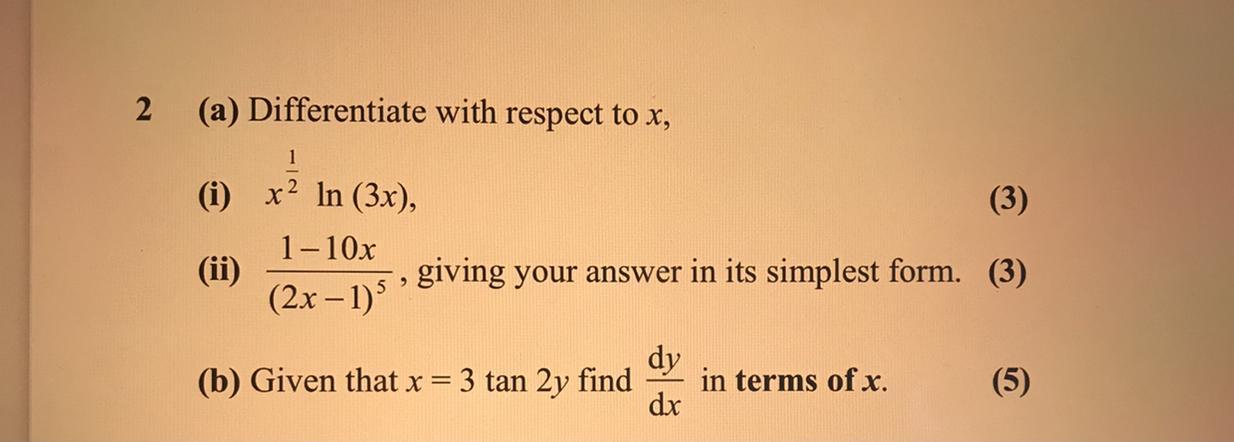 Dont Get Part Ii Of This Question ? I Needed Help With This, Please Help Me As I Am Confused.