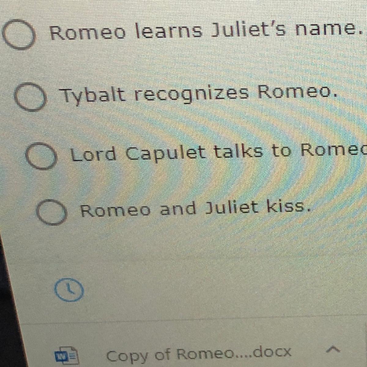 Which Event During The Capulets Party In Scene 5 Takes Place First 
