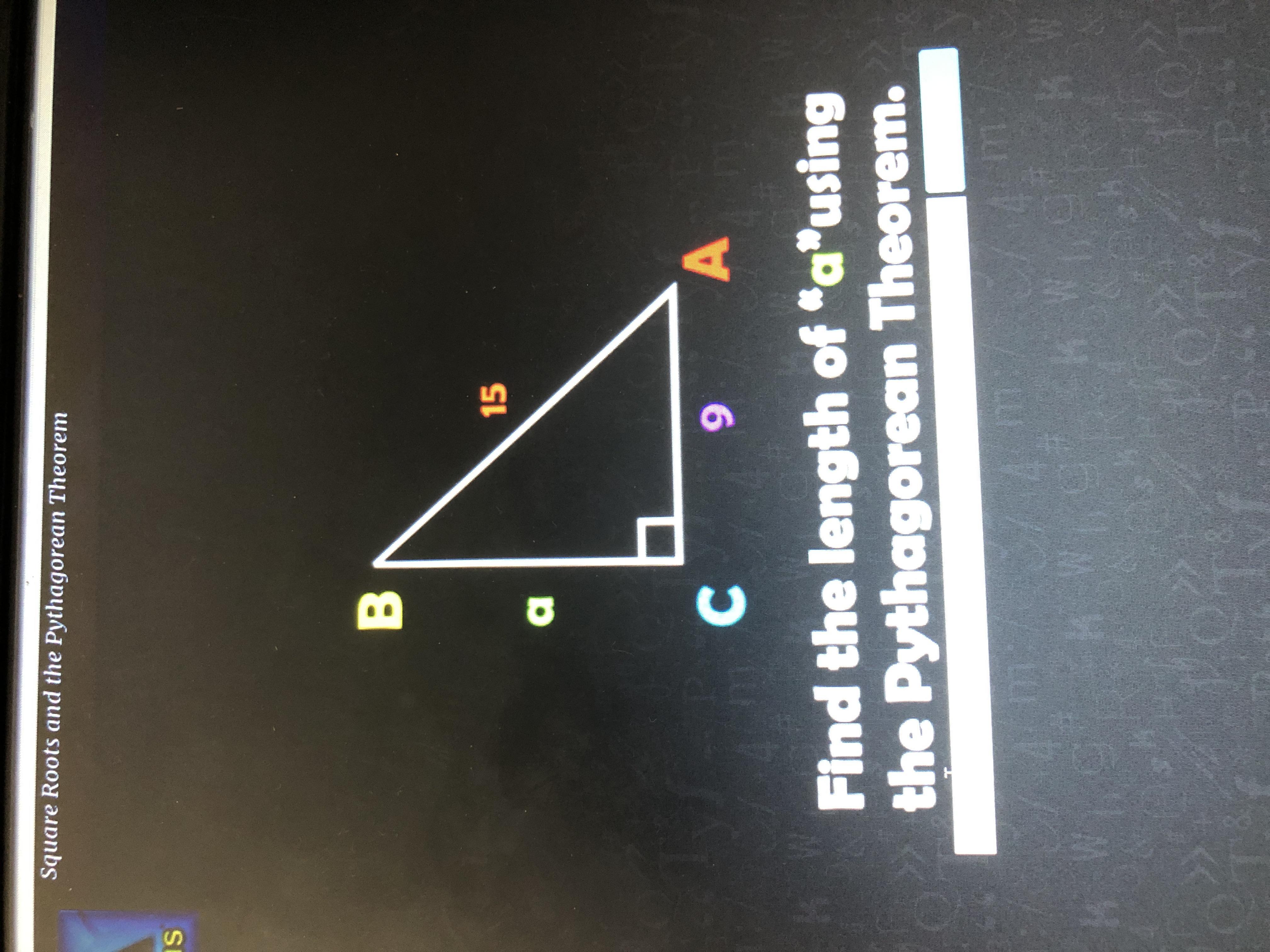 Please Help (. Square Root And The Pythagorean Theorem