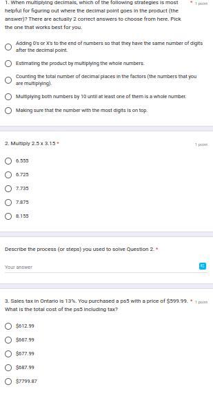 Multiplying Decimals, Help Please.