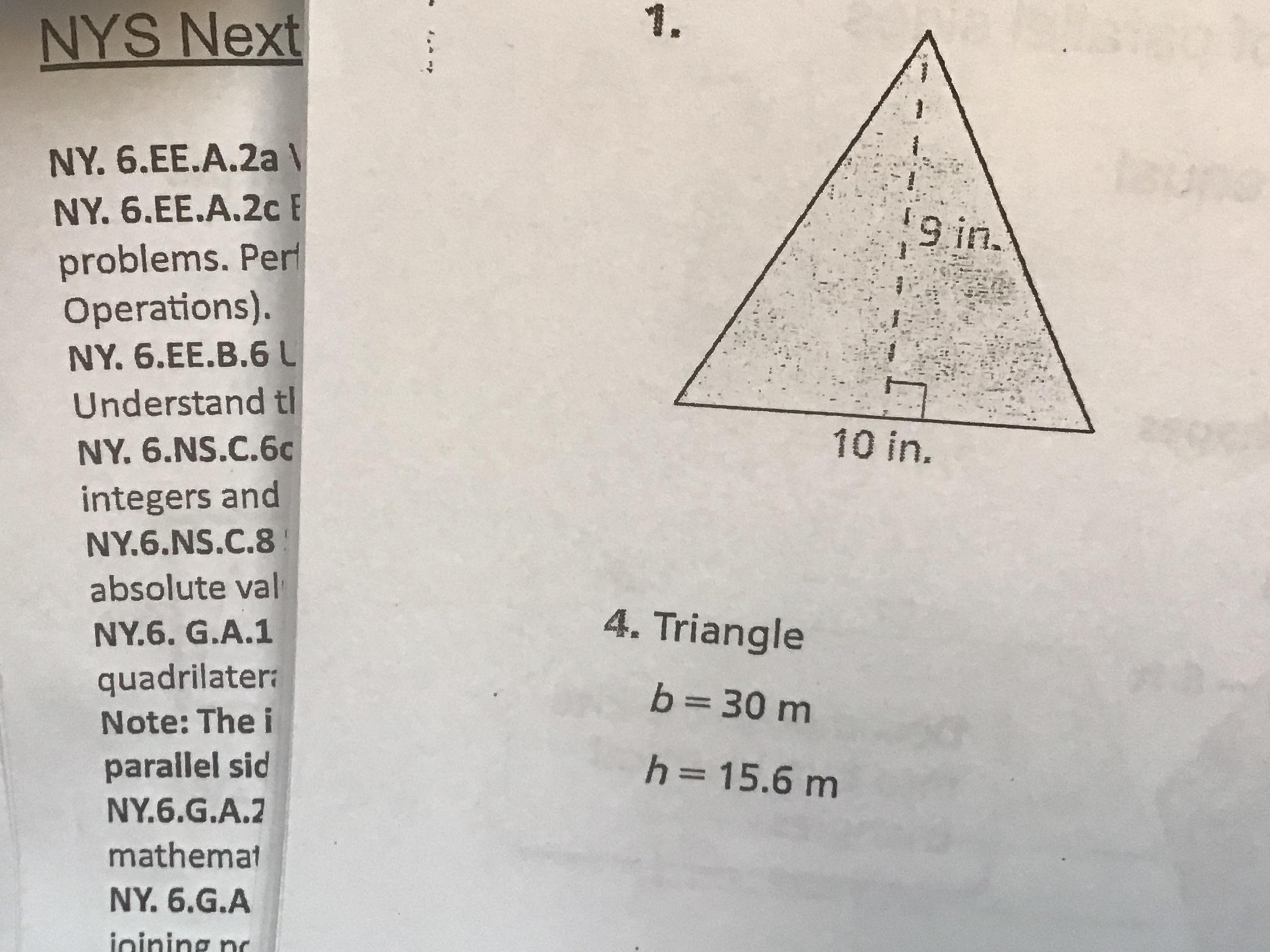 Find The Area Of The Triangle. Plsss Answer