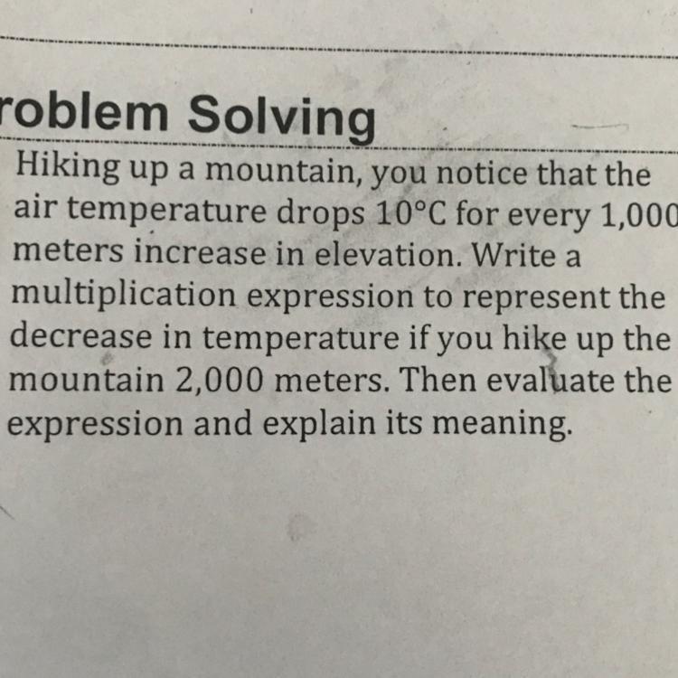 The Expression To Represent The Decrease In Temperature Then The Explanation And Its Meaning 