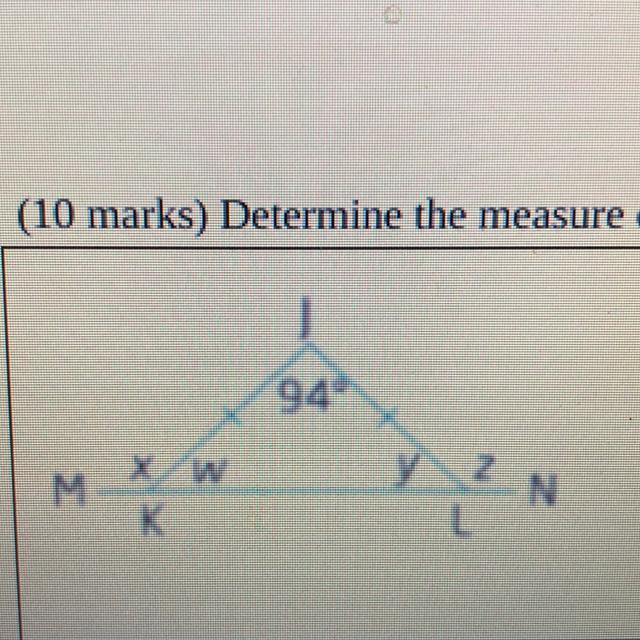 Determine The Measure Of Each Missing Angle