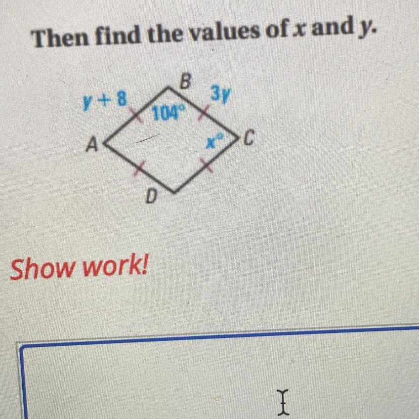 Then Find The Values Of X And Y?