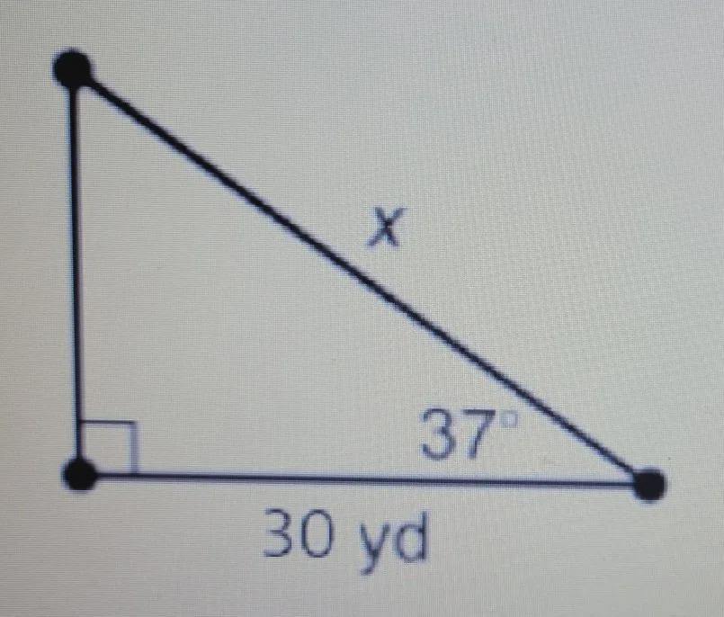 What Is The Value Of X?x = ___ YdRound Your Answer To The Nearest Tenth