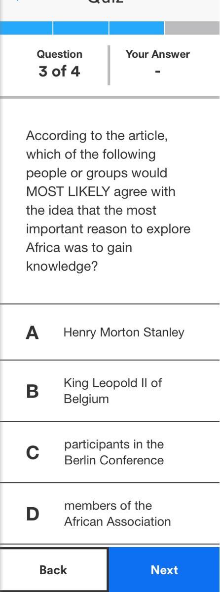 According To The Article, Which Of The Following People Or Groups Would MOST LIKELY Agree With The Idea