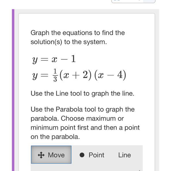 Graph The Equation To Find The Solutions To The System