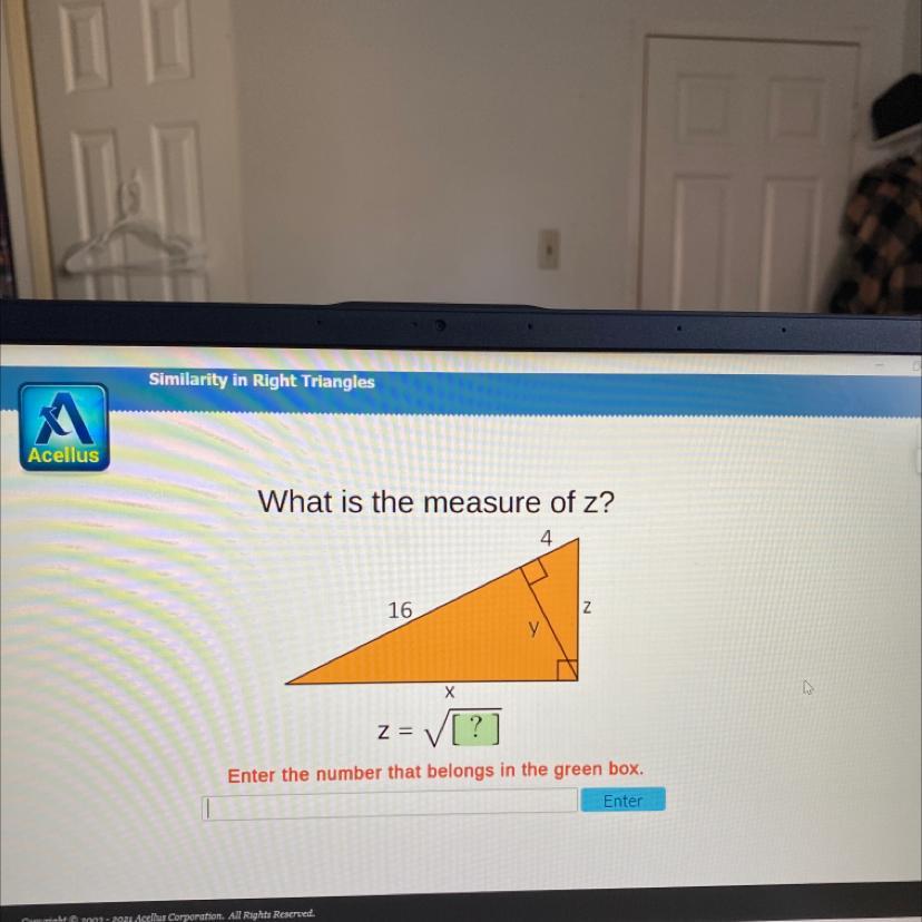 EllusWhat Is The Measure Of Z?416zXZ = [?]