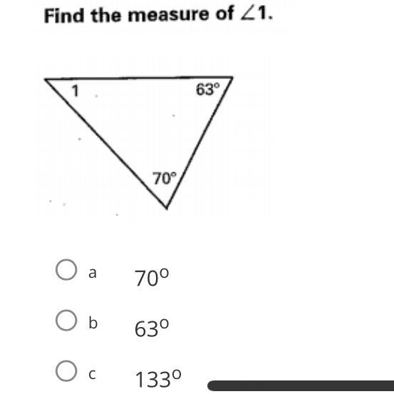 Find The Measure Of Angle 1