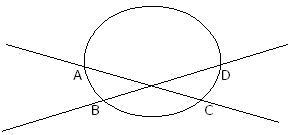 AC And BD Intersect At Point E Which Is Inside The Circle. Find The Measure Of Arc AB If Arc CD = 60