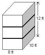 Richard Wants To Paint The Top And Sides Of The Block Column. What Is The Surface Area He Needs To Cover?