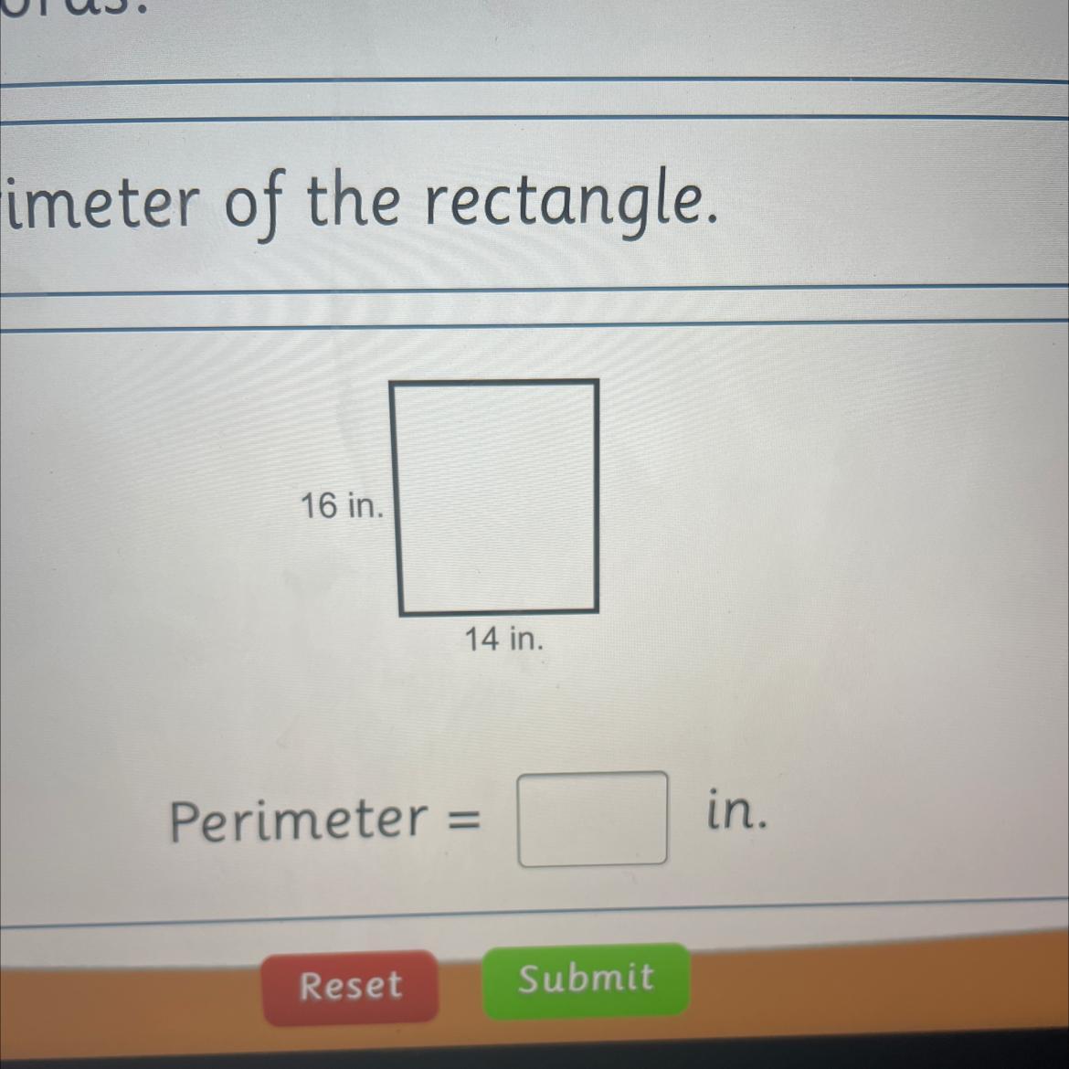 Find It ! Find The Perimeter 