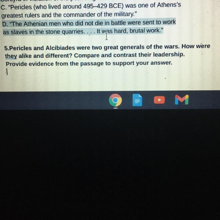 I Need Help With Question 5.