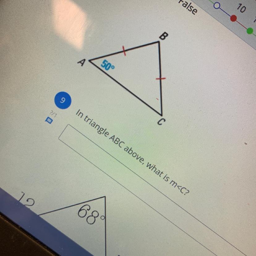 In Triangle ABC Above, What Is M