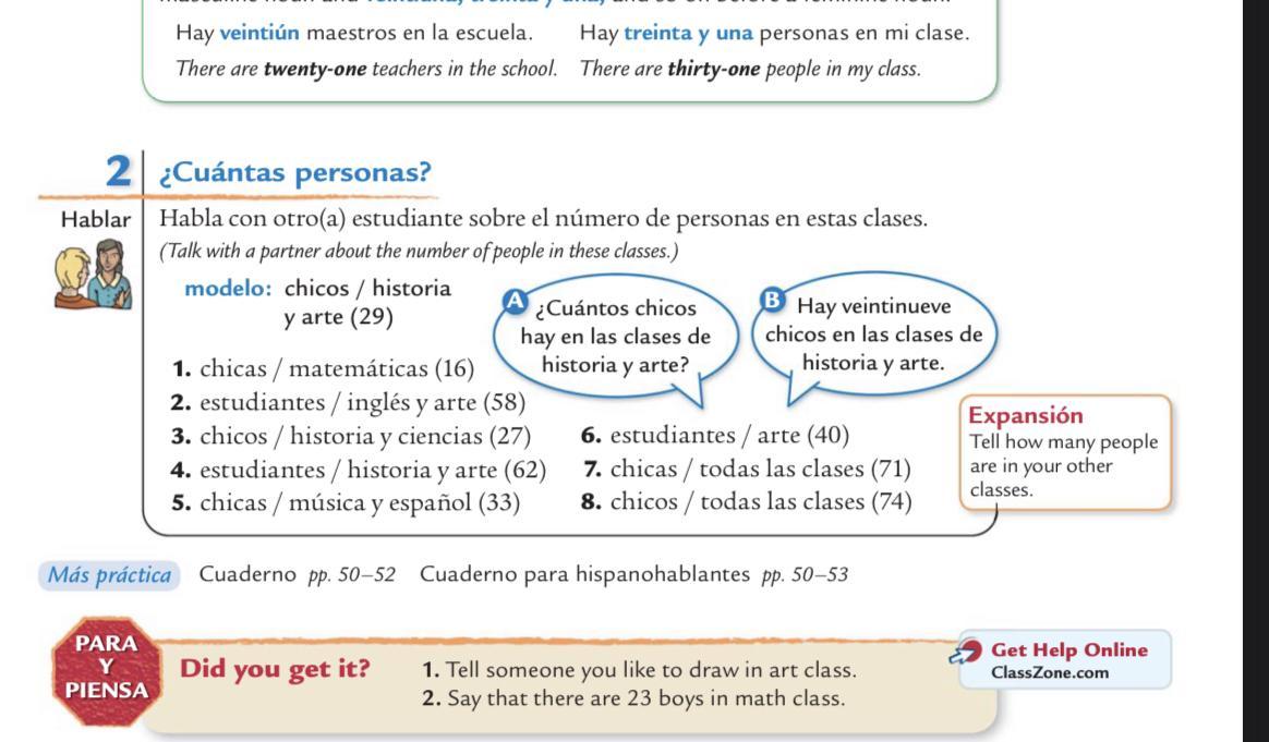 Hurry Help With Spanish !! Thanks Only Part 2