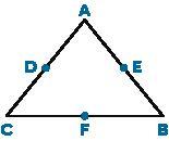 Triangle ABC Is An Equilateral Triangle With Midpoints D, E, And F Of Its Sides AC, BA, And CB, Respectively.A