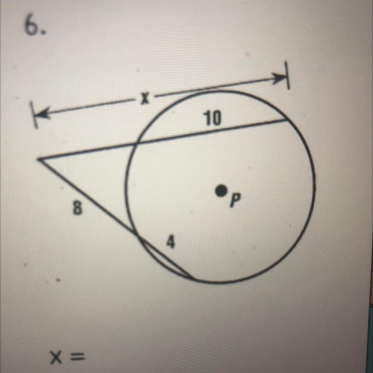 Find X From This Diagram 