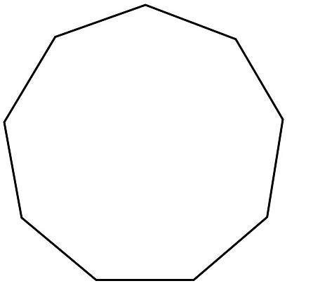 Given The Regular Nonagon (9-sided Polygon) Pictured Below, Which Statements Are True? Chose 2 Answers.