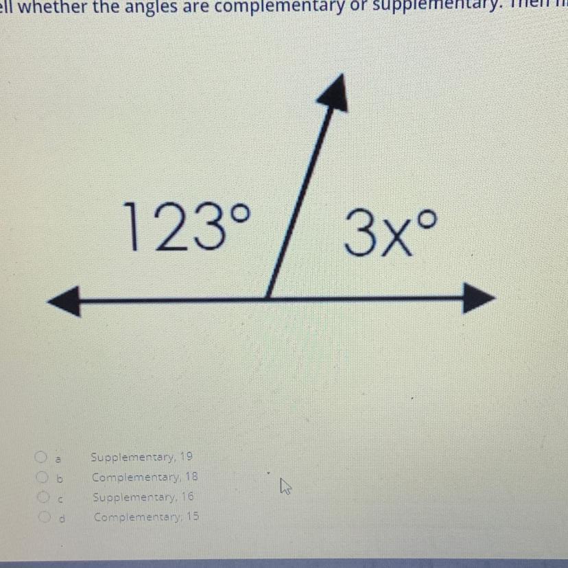 What Is X If One And Is 123 And The Other Is 3x On A Straight Line