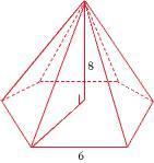 Someone Please Help Me!!!! Find The Total Area Of The Regular Pyramid. 280sq. Units 180 + 54^3 Sq. Units