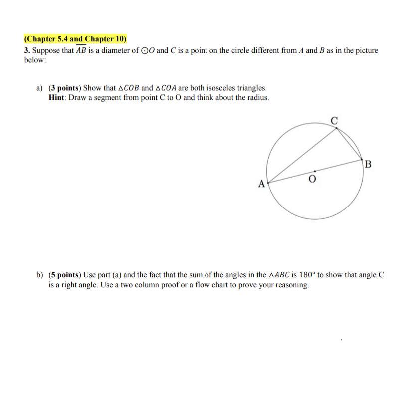 I Need Help To Solve Part B And Give My Reasoning In Two Collum Proof.
