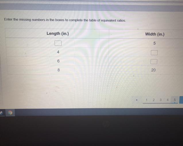 I Will Give Brainlest If The Answer Is Right Enter The Missing Numbers In The Boxes To Complete The Table