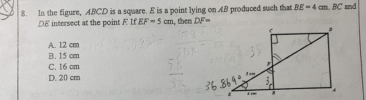 I Proceed To Calculate The Degree Of Angles And Lengths Of Angle FBE But I'm Not Sure How To Calculate