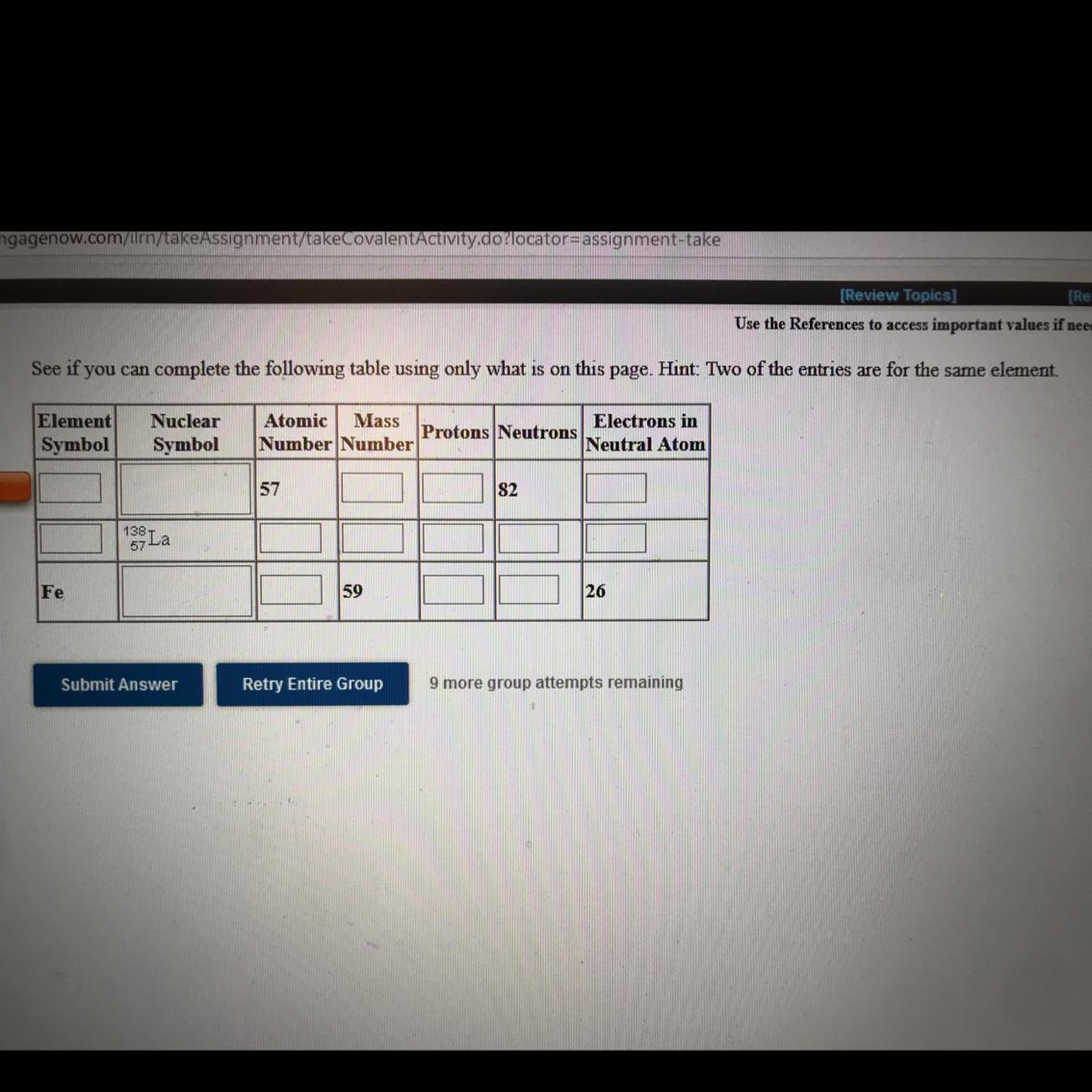 See If You Can Complete The Following Table Using Only What Is On This Page. Hint. Two Of The Entries