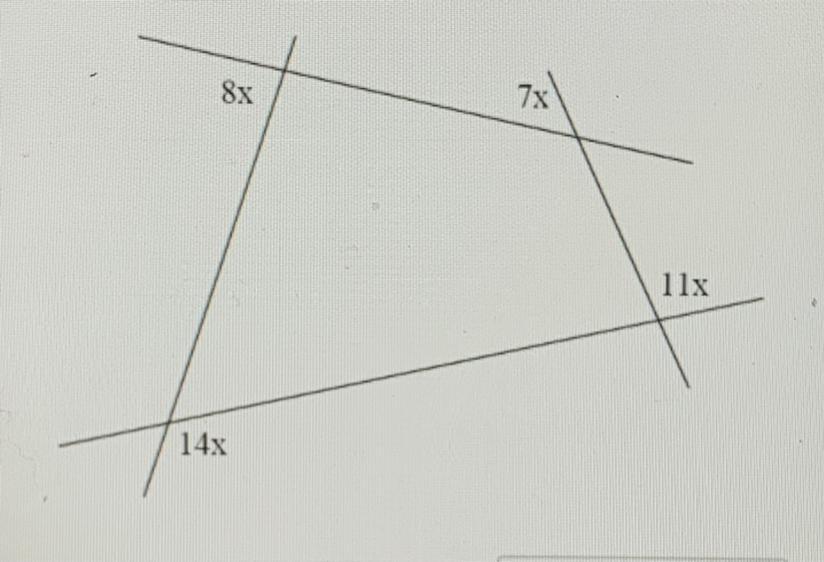 (Geometry): Find X. 