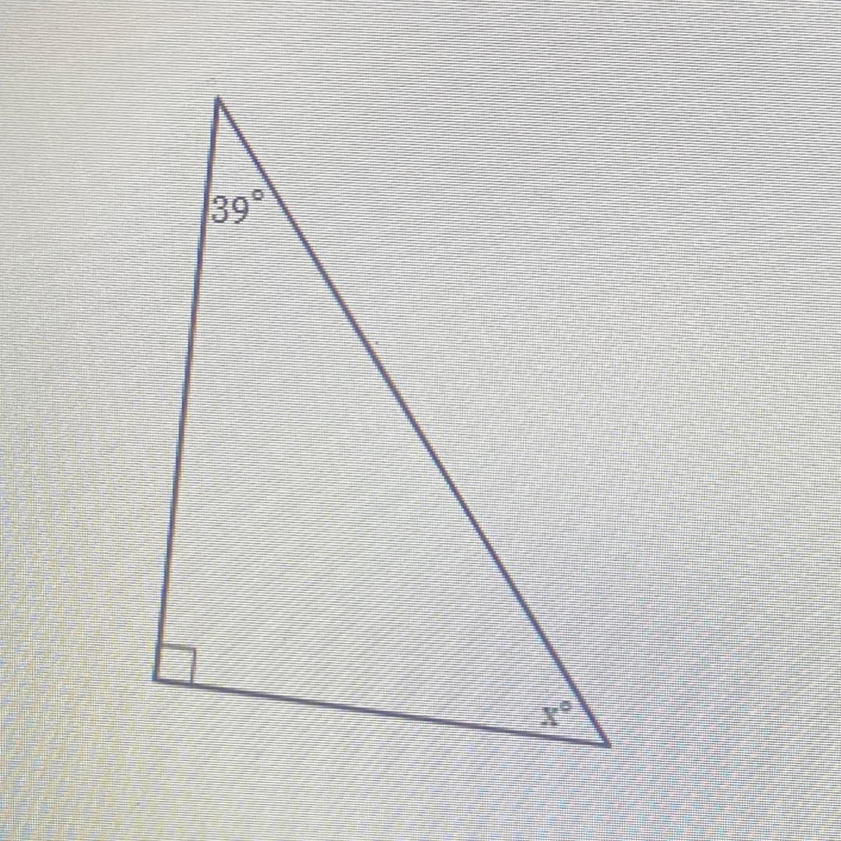 The Measure Of The Angles Of A Triangle Are Shown In The Figure Below. Solve For X