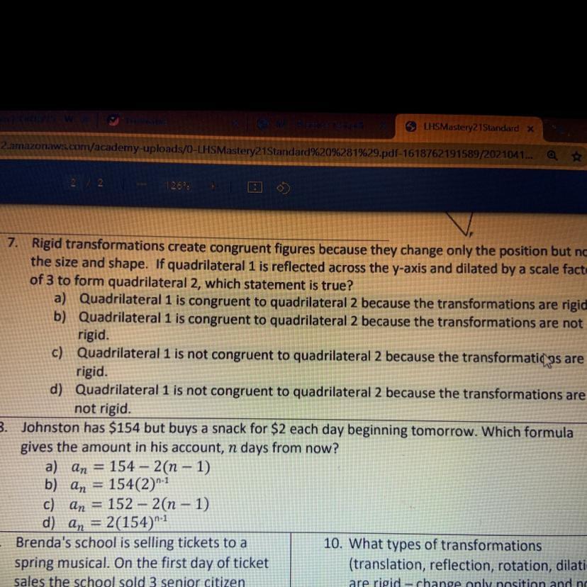 Please Help With Number 8 Just Real Answers Please