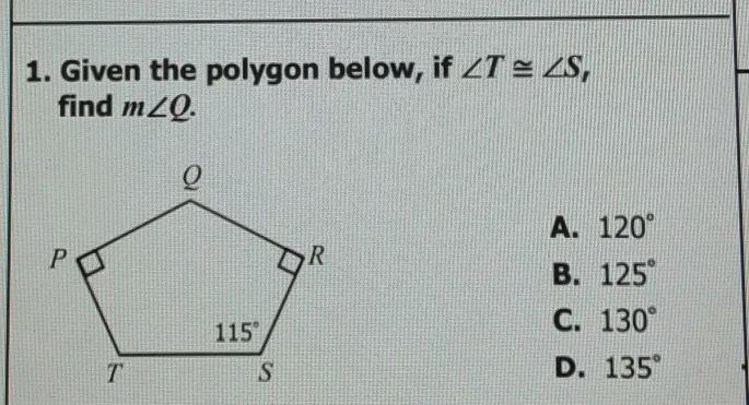 Given The Polygon Below, If 
