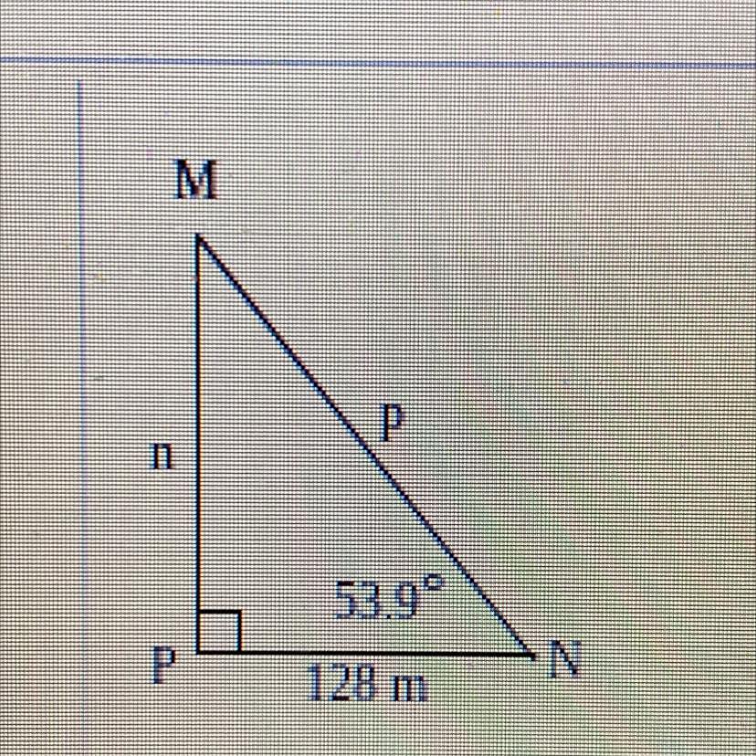 Solve The Right Triangle