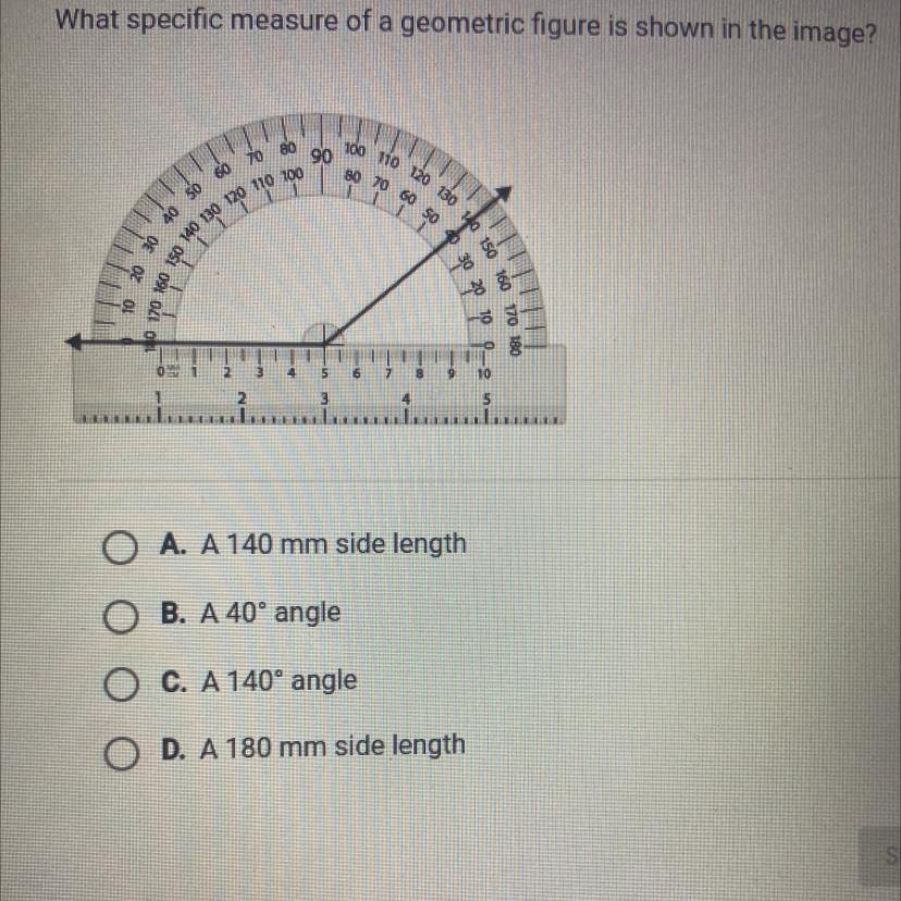 What Specific Measure Of A Geometric Figure Is Shown In The Image?90100 110 12080 70 6013014049 15030