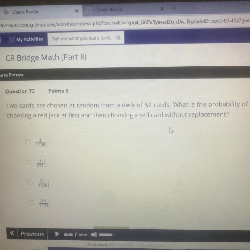 What Is The Probability Of Choosing A Recheck At First And Then Choosing A Red Card With A Replacement