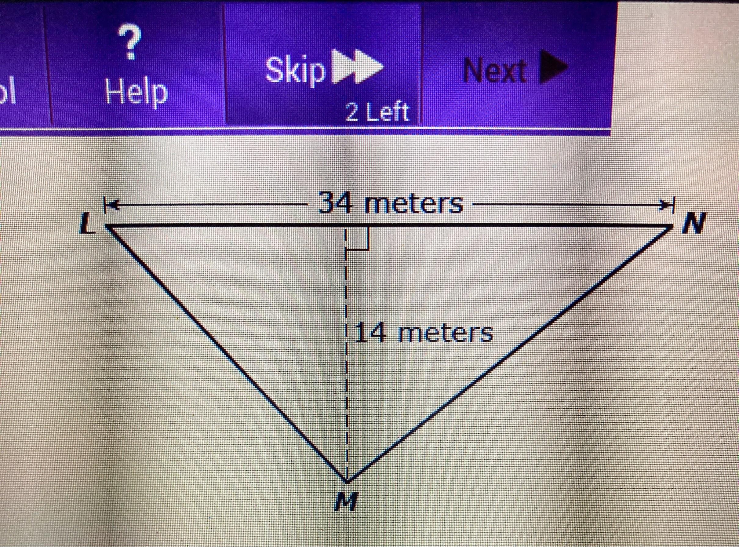 What Is The Area Of LMN