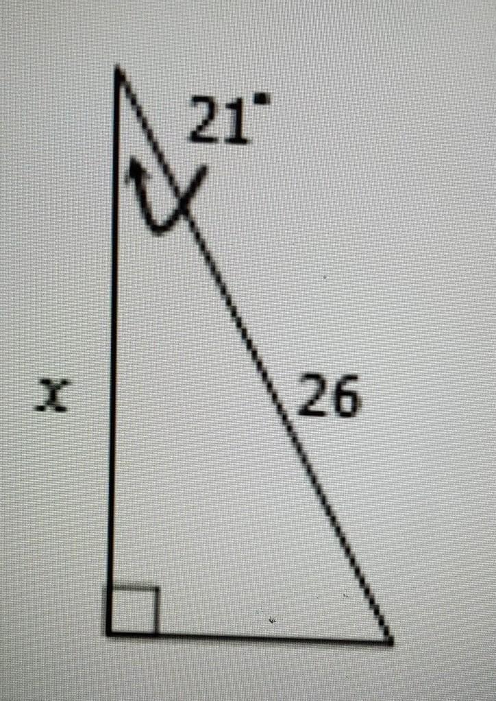 Trigonometry Find The Missing Side