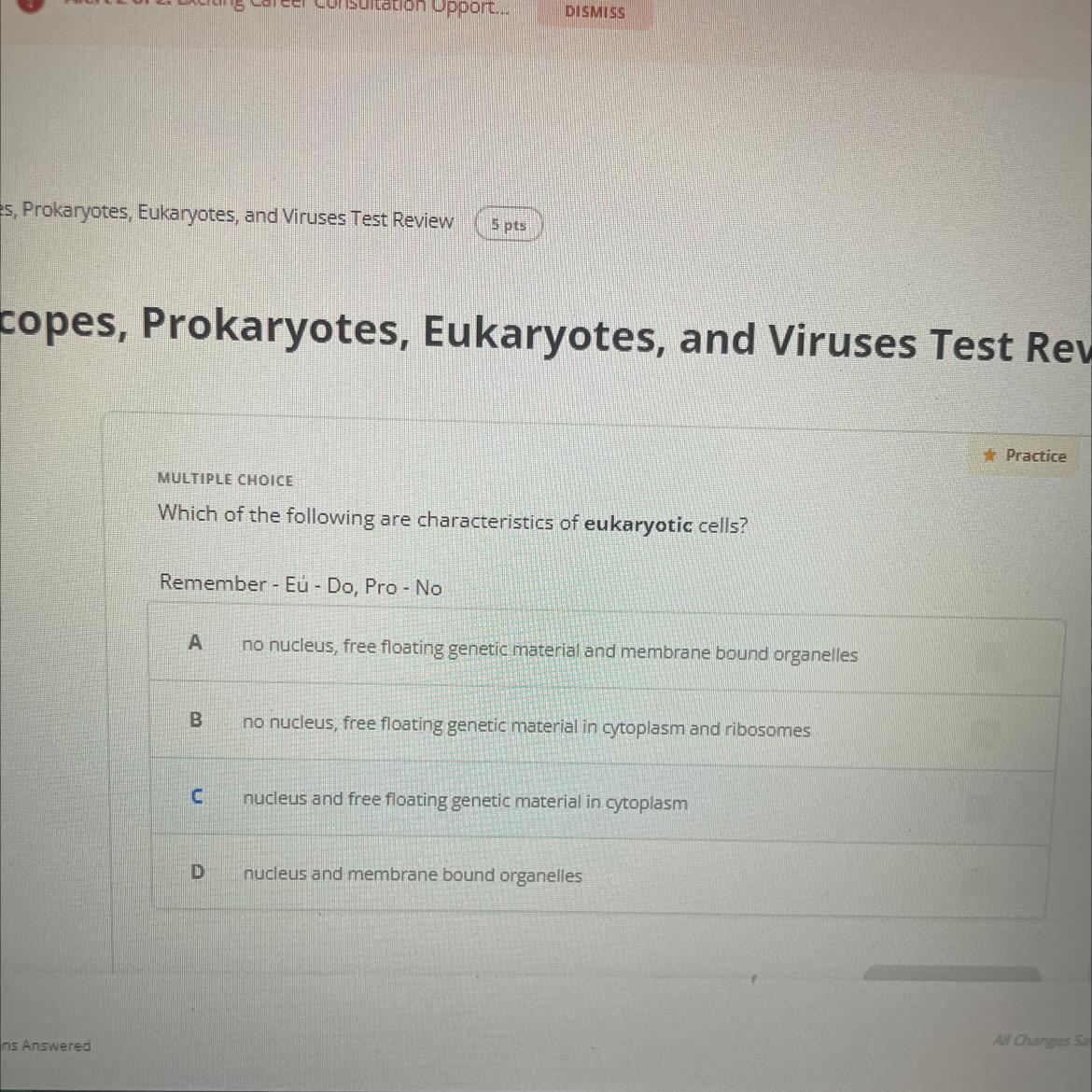 Which Of The Following Are Characteristics Of Eukaryotic Cells?