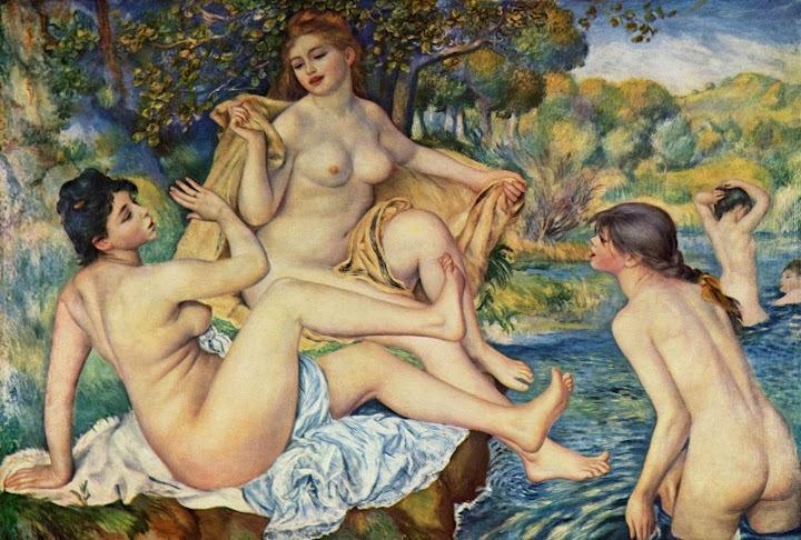 Discuss Pierre-Auguste Renoirs Evolving Impressionist Style In The Bathers, And Explain Why He Changed