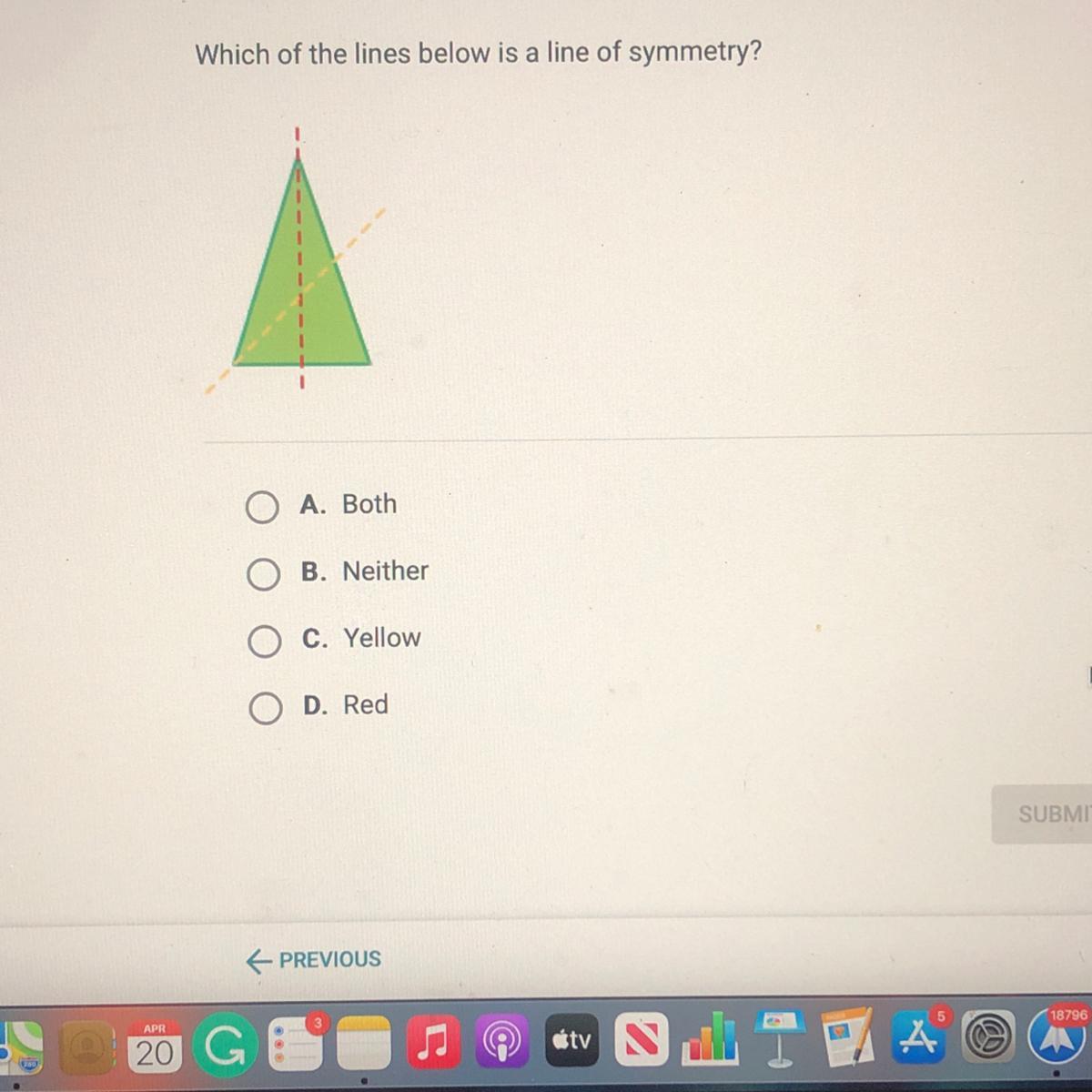 How Many Lines Of Symmetry Are There In The Object Pictured Below?Simple Answer Please 