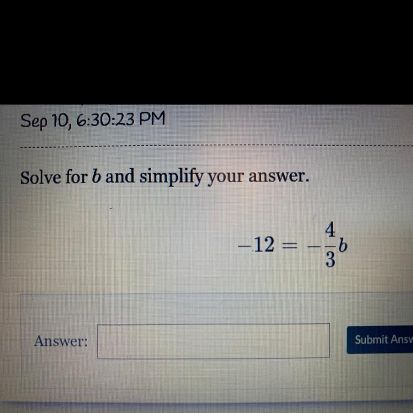 Solve For B Help Please 