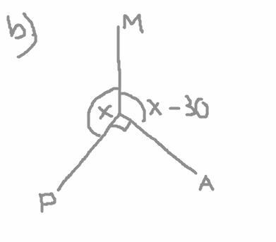 Find The Value Of X In The Following Diagrams (I Drew Them Instead)