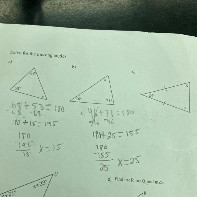 I Need To Know If A And B Are CORRECT And I Need HELP WITH C 