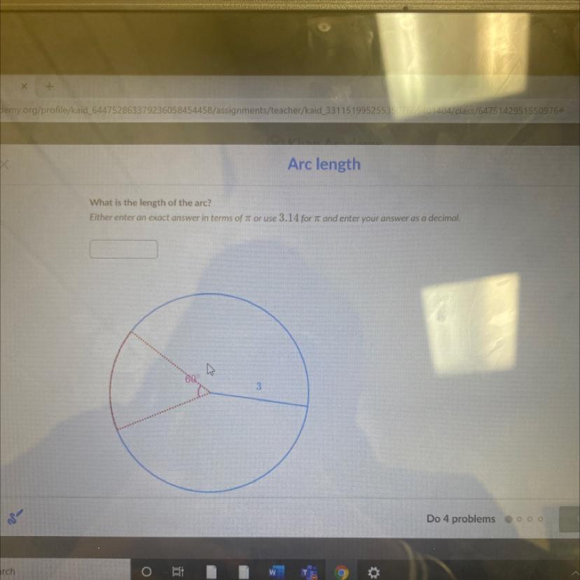 What Is The Length Of The Arc ? ( Precalc )